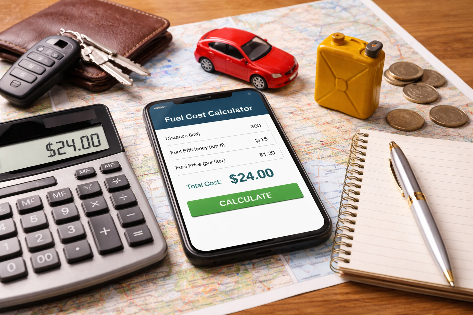fuel cost calculator for petrol and diesel fuel cost estimation